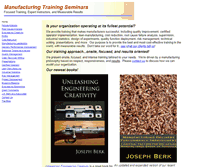 Tablet Screenshot of manufacturingtraining.com